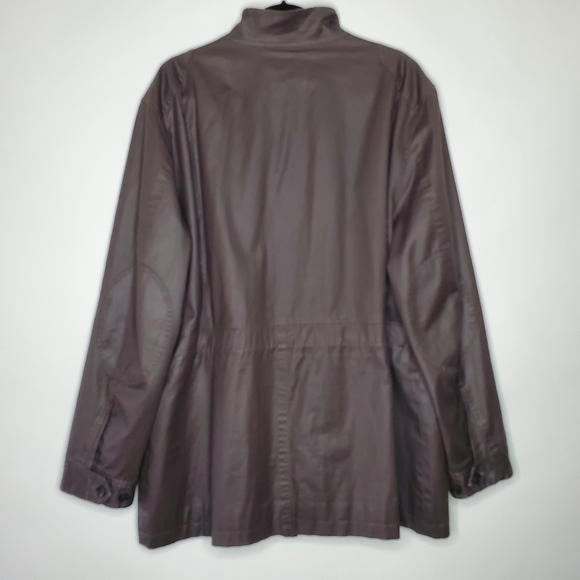 Banana Republic Men's Utility Jacket XL Wind Resistant Zip and Button-up Coat - Picture 5 of 16